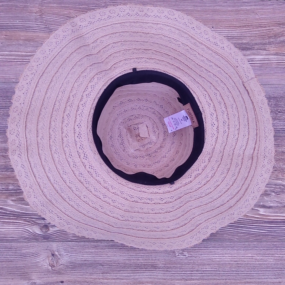 Chic Adjustable Bendable Straw Sun Beach Pool Hat… - image 5